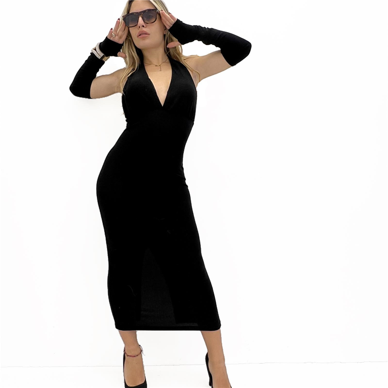 abito con manicotti removibili mystery